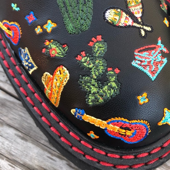 Jessie Western x Dawni Mexican Combat Boots 39 8.5 - Picture 7 of 16